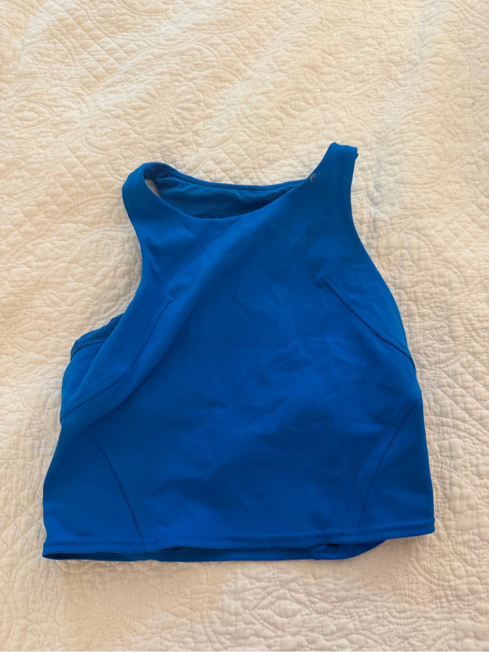 lululemon athletica Royal Blue High Neck Tank Top
